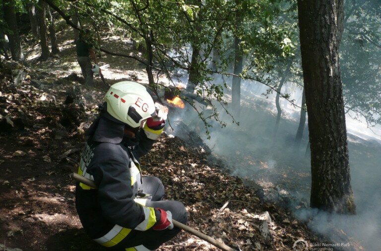 Újabb tűz a Bükkben, ezúttal a Szalajka-völgy felett csaptak fel a lángok