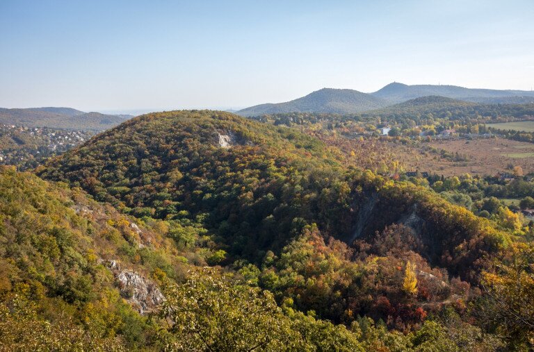 Szív alakú túraútvonal a budai hegyekben