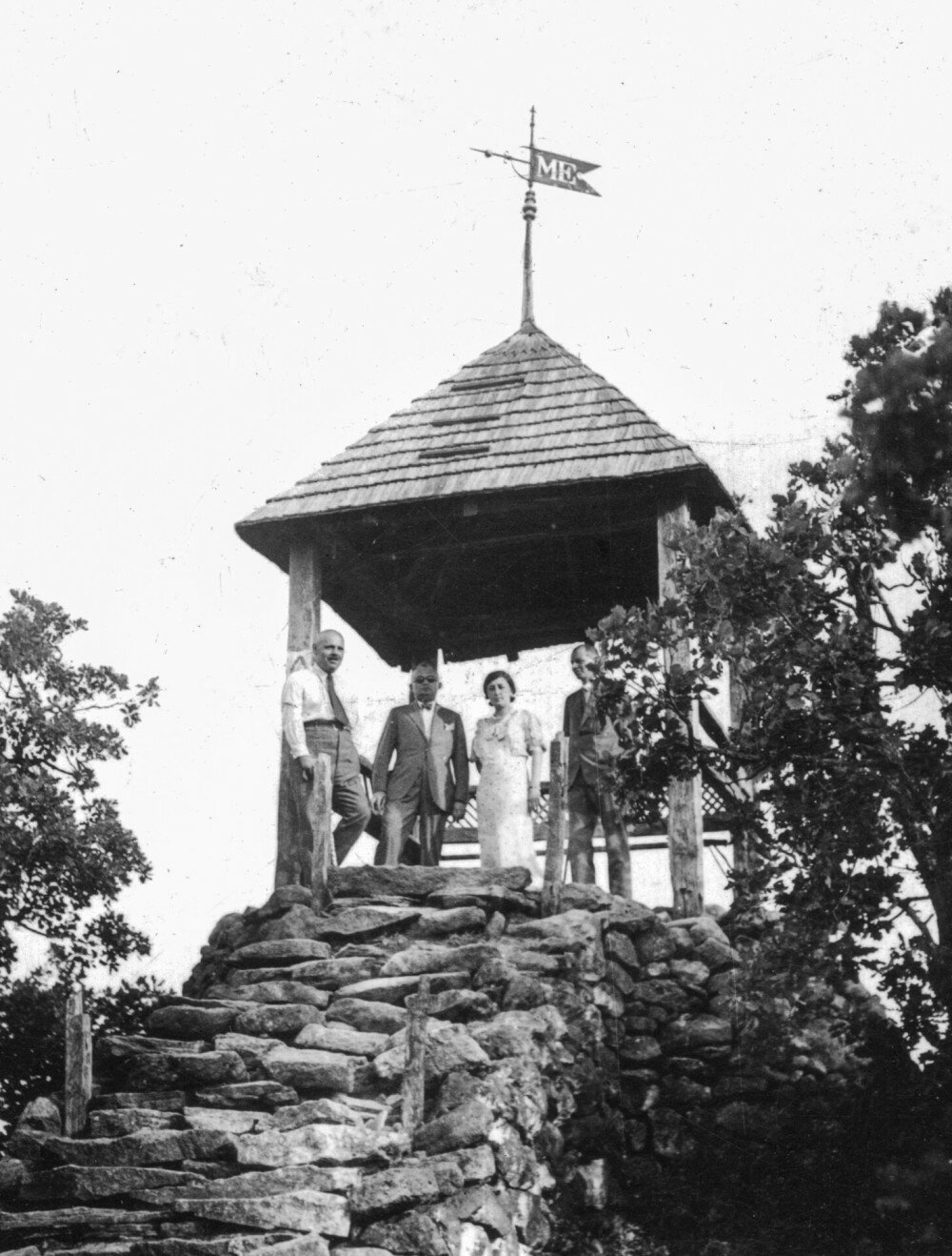 04 Hanák Kolos-kilátó 1937-ben FOTO Fortepan Paczolay család