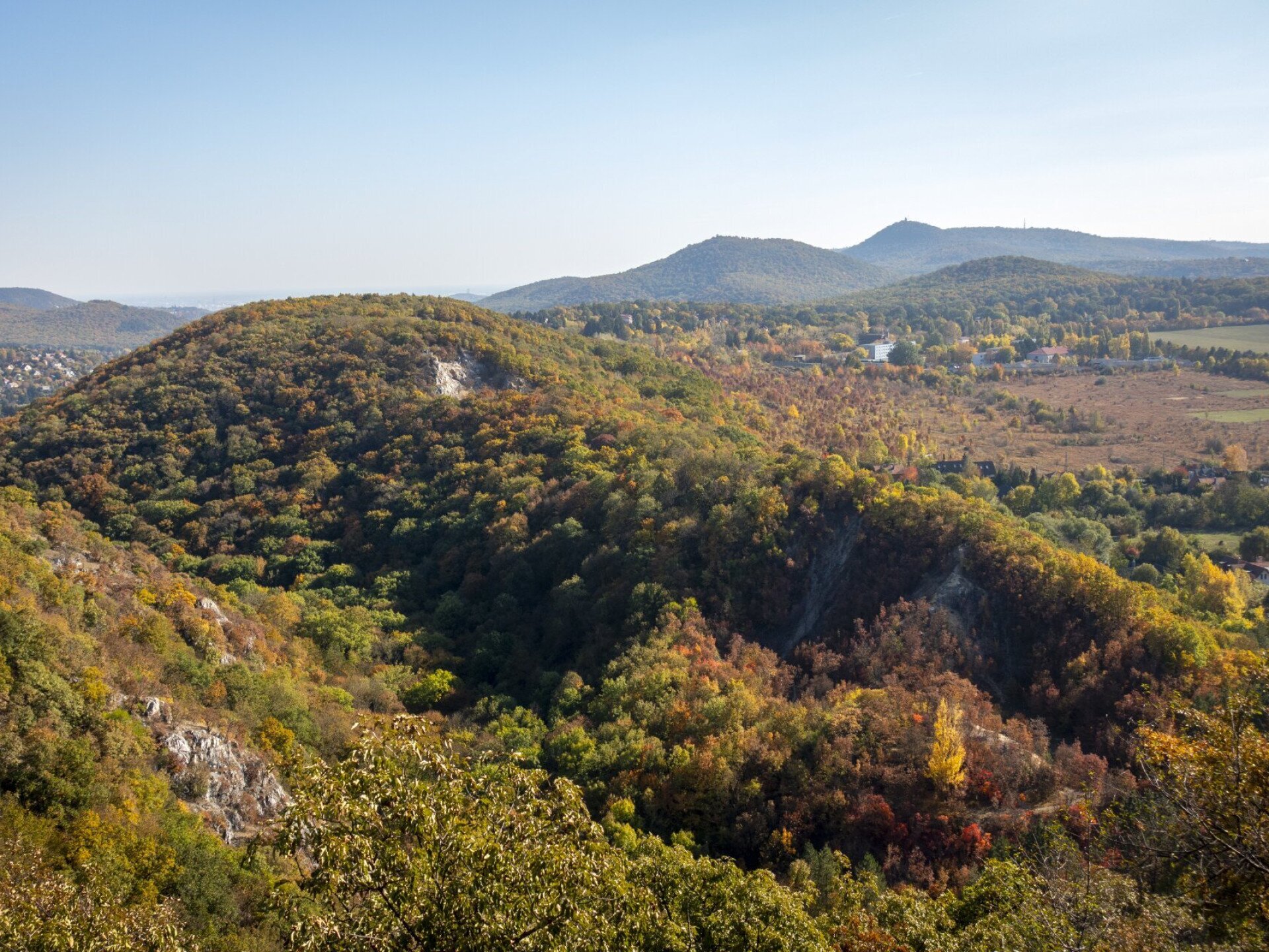 Szív alakú túraútvonal a budai hegyekben