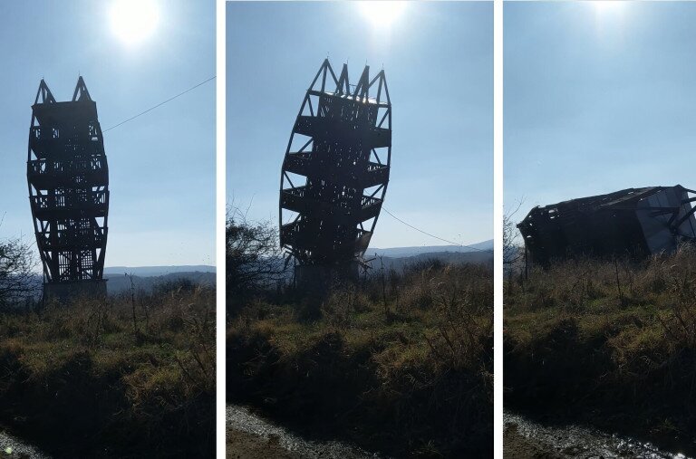 Videó: Megsemmisítették a mecseki kilátót