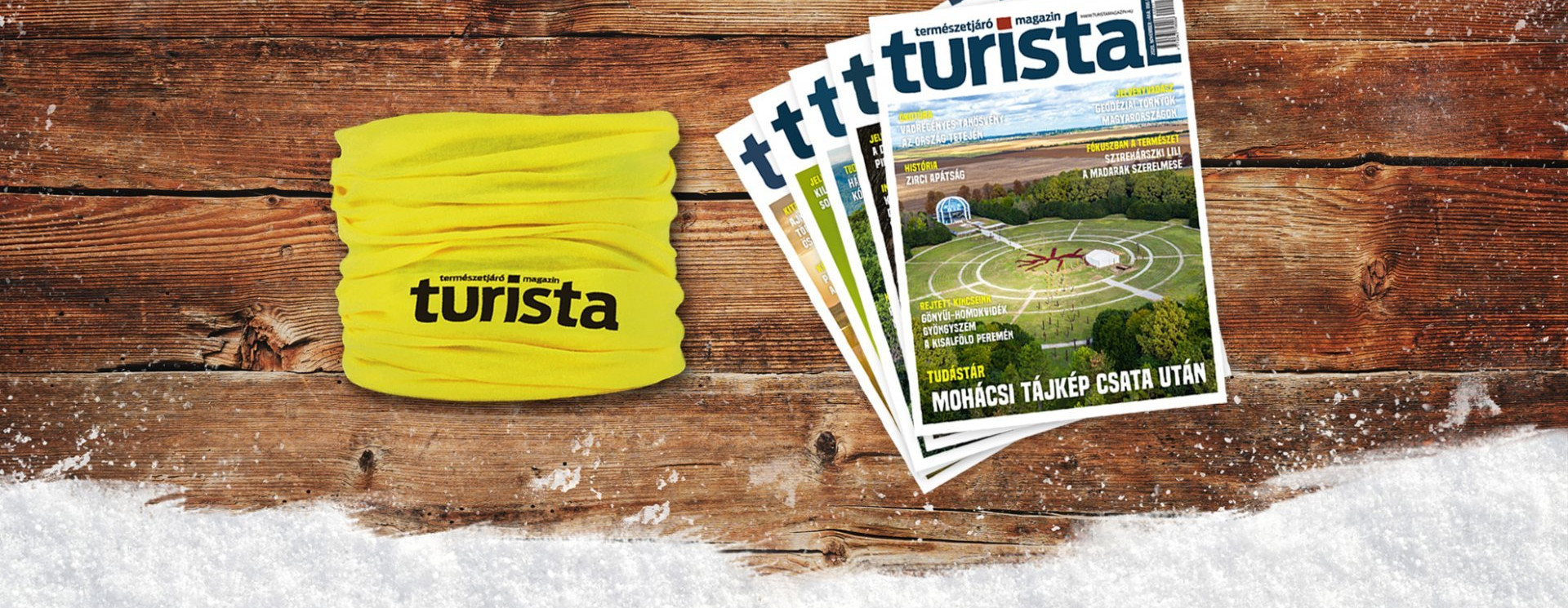 Turista Magazin-os csősál az előfizetés mellé
