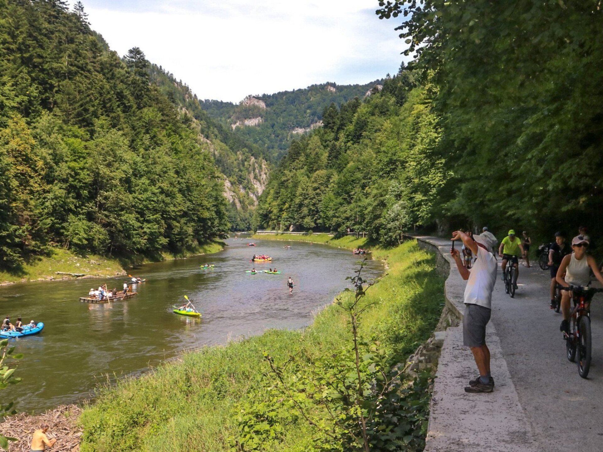 Kerékpártúra a Dunajec-áttöréshez