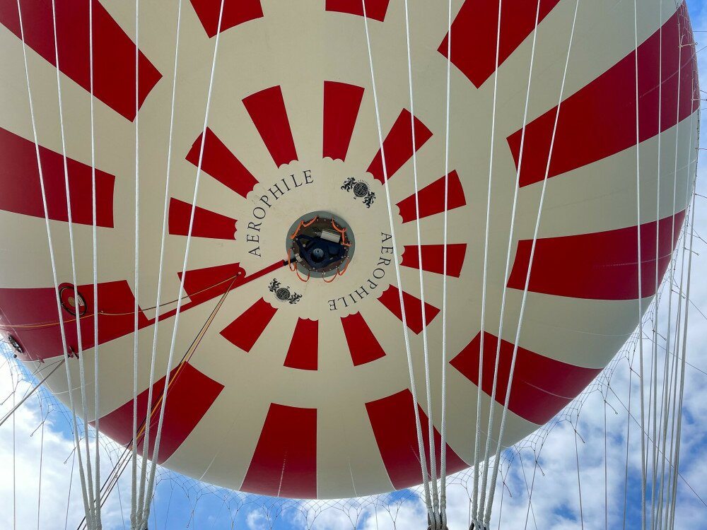 A Ballon formája és színvilága – a Városliget Nagyjátszótéren lévő kistestvéréhez hasonlóan – Szinyei Merse Pál Léghajó című festményét idézi