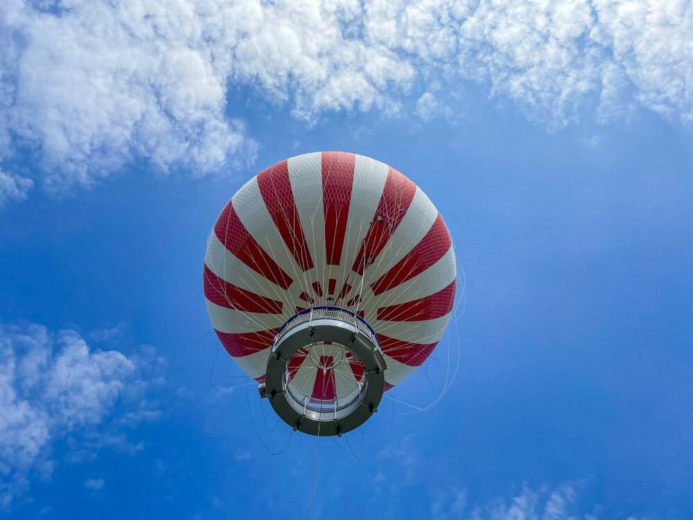 A ballon mintegy 5 perc alatt éri el a 150 méteres maximális magasságát, ugyanennyi időt tölt el a levegőben, és szintén 5 percnyi idő alatt tér vissza a felszínre