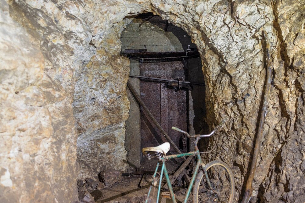 A Bátori-barlang régi bejárata belülről