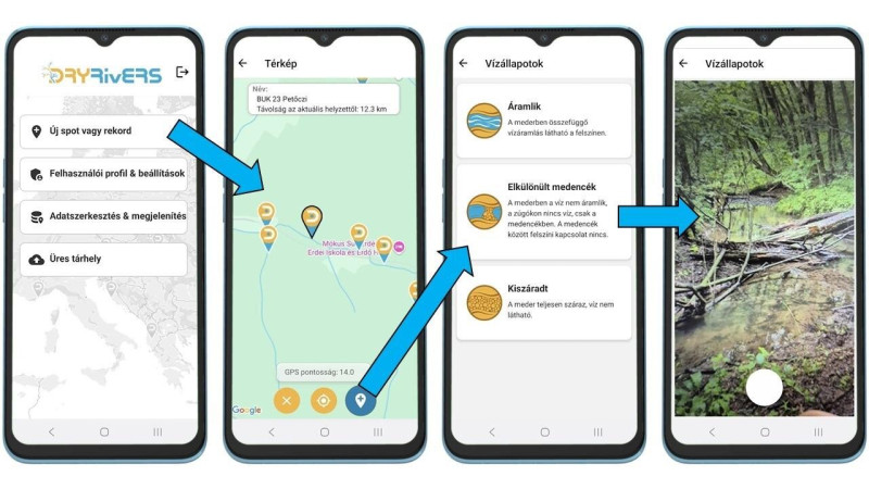 A DRYRivERS alkalmazás