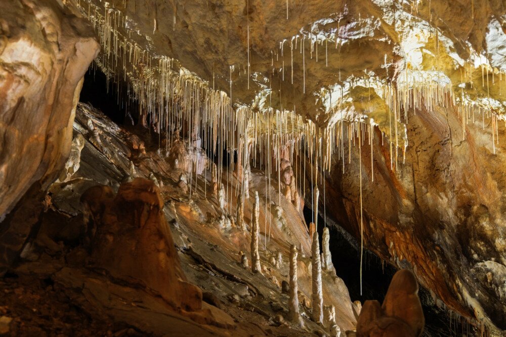 A Gombaszögi-barlang a Szlovák-karszt Nemzeti Parkban