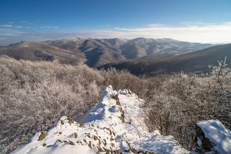 A Holló-kő kilátópontja