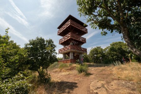 A hosszú hétvégén látogatható a tihanyi Őrtorony-kilátó