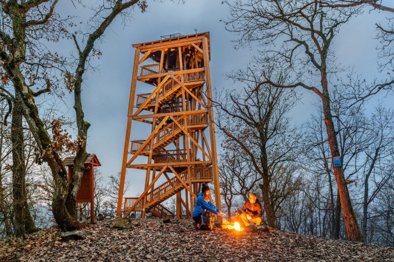 A Királyrét feletti Várhegy-kilátó