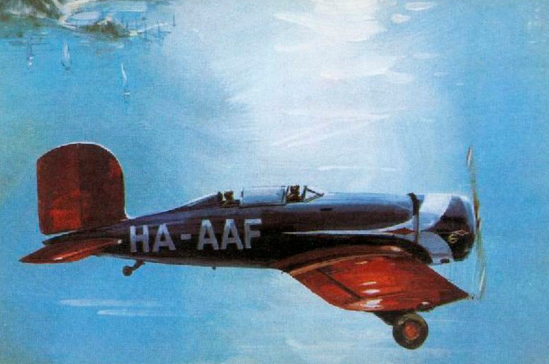 A Lockheed Sirius Model Bánfalvy Ákos rajza