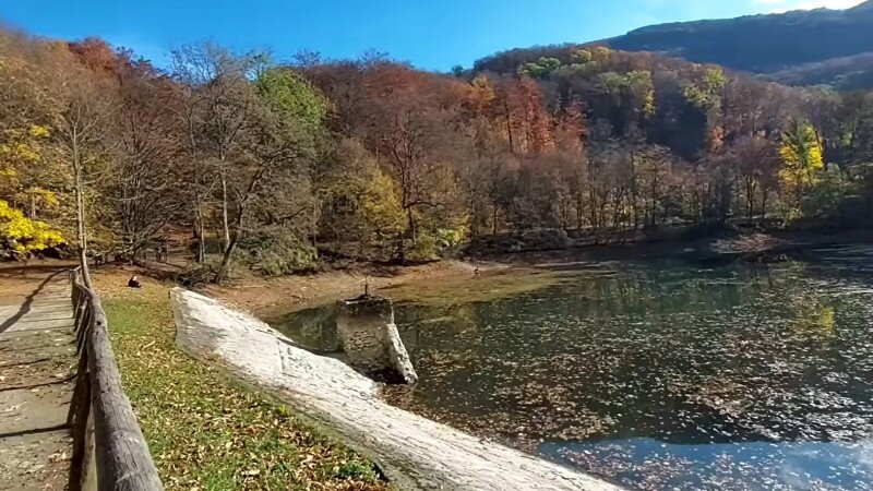 A megcsappant vízszintű Felső-tó