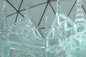 A Notre-Dame-ról mintázták idén a tátrai jégtemplomot