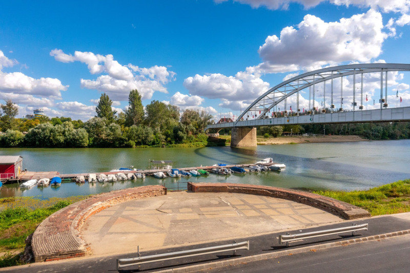 A szegedi vár saroktornyának maradványa