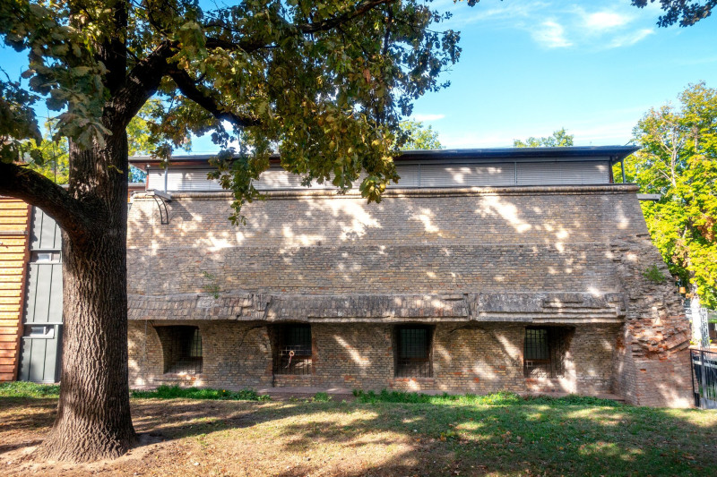 Az egykori szegedi vár gótikus templomának falmaradványa