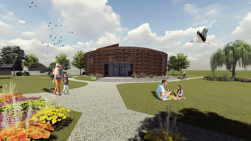 Az új Fehér Gólya Múzeum látványterve