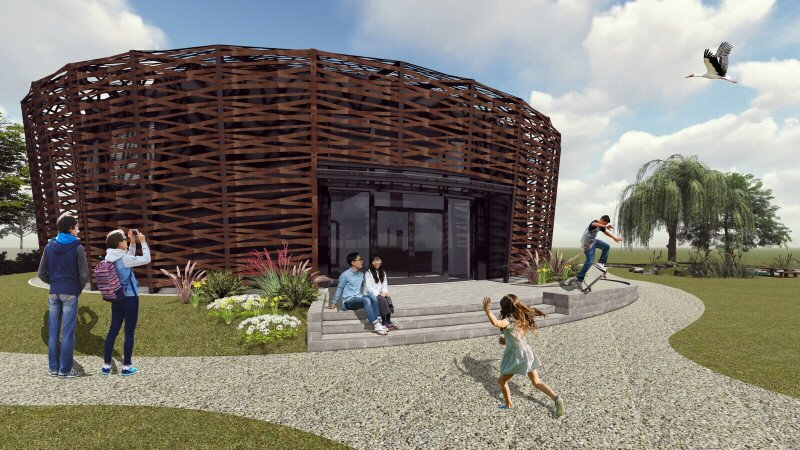 Az új Fehér Gólya Múzeum látványterve