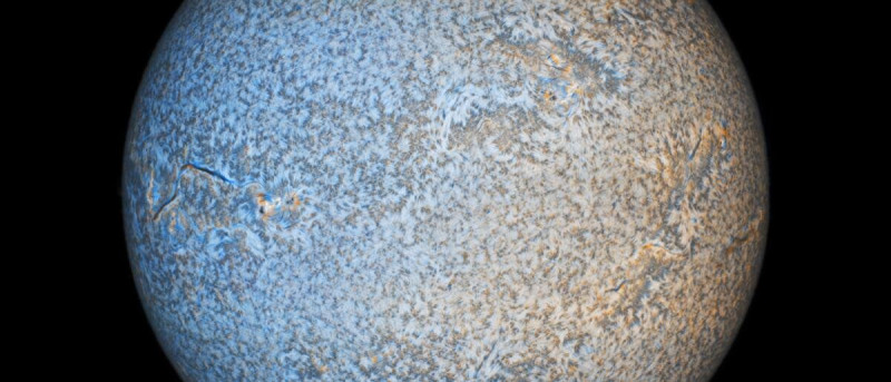 Blue Turns to Red, Our Sun Rotates © Andras Papp - Astronomy Photographer of the Year 2024 Our Sun