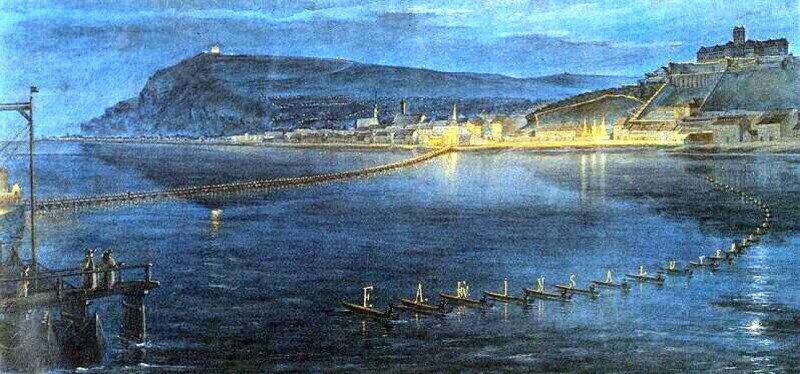 Buda_és_Pest_kivilágítása_1815-ben