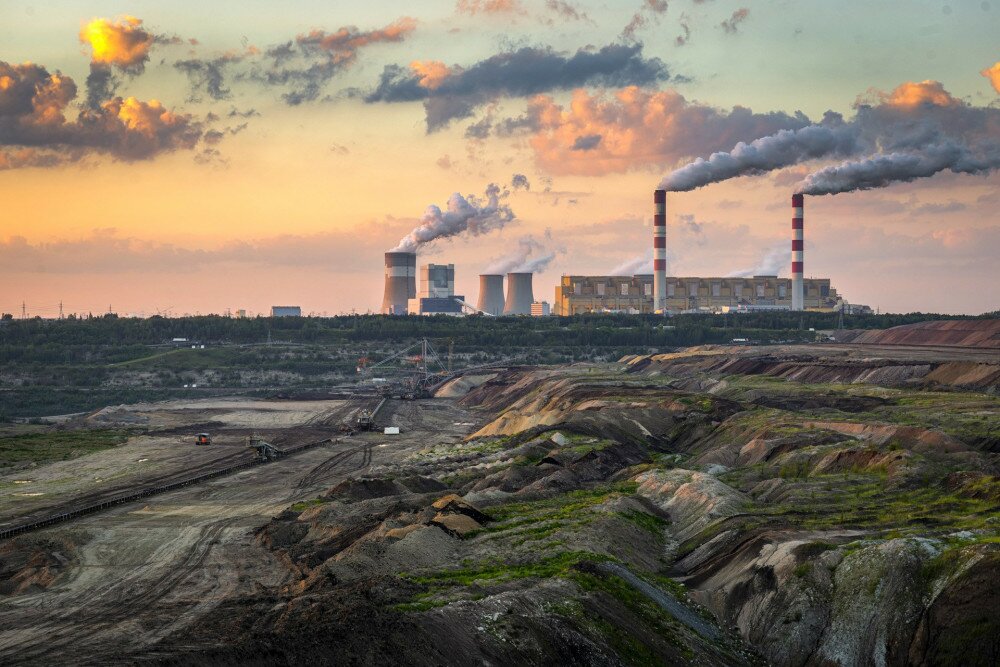 Coal power plant in Poland - Belchat..w