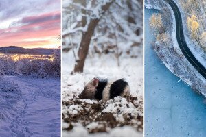 Gyönyörű havas fotók Magyarországról