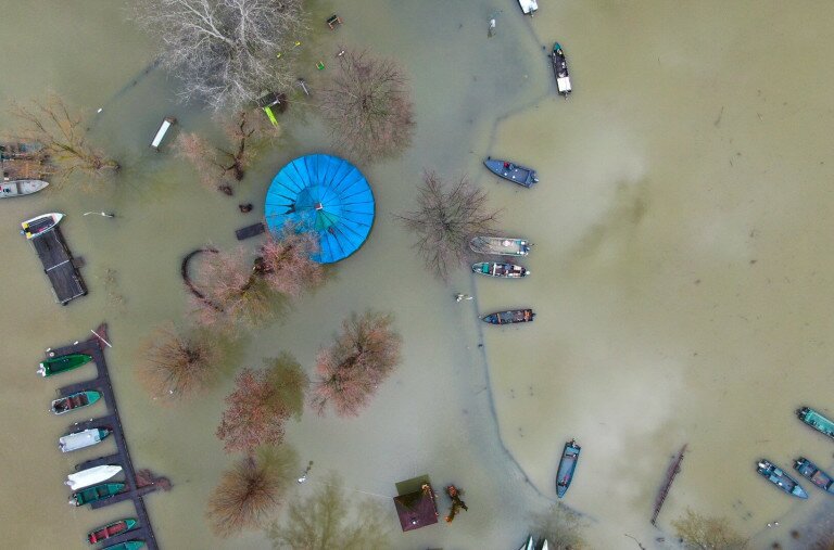 Ilyen az árvíz a Tisza-tónál  – Galéria