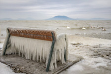 Jeges csodavilág a Balatonnál – Fotógaléria