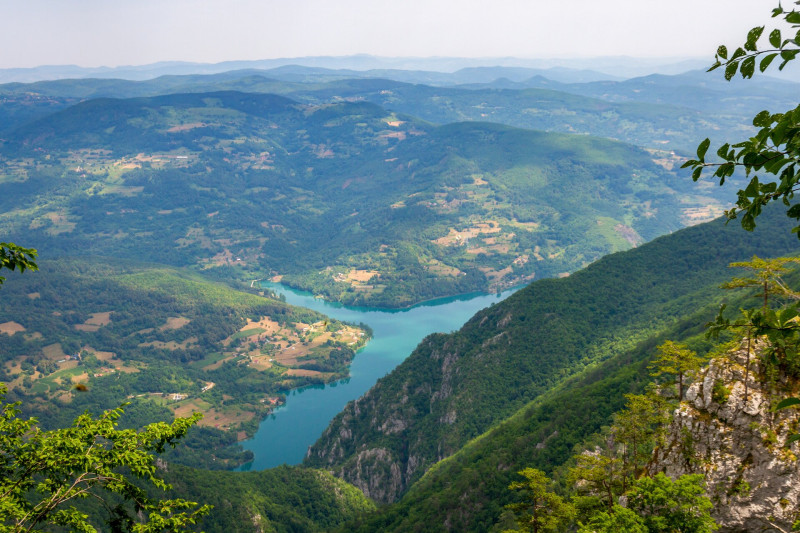 Kilátás a ​Bilješka Stena kilátópontról