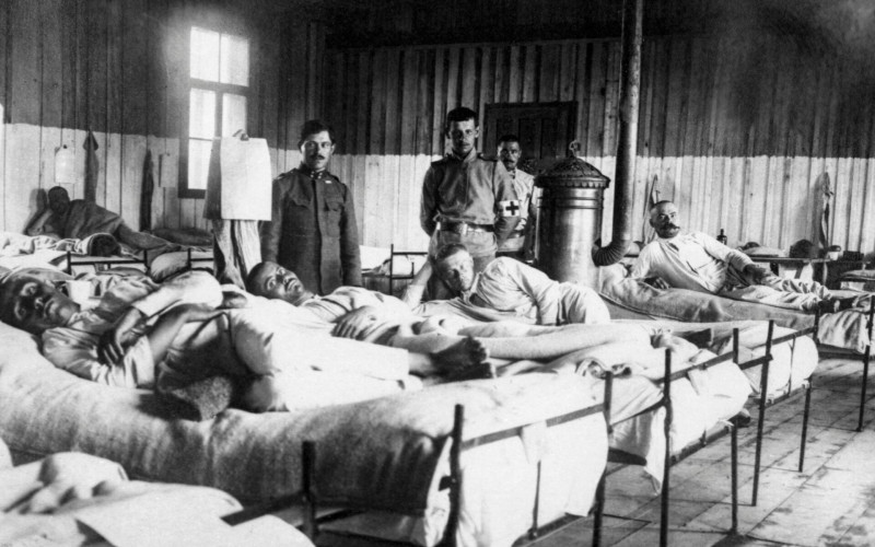Korhaz a taborba NAGY FOTO Savaria Múzeum
