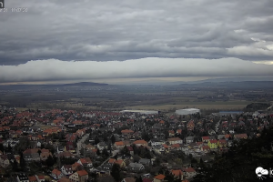 Látványos görgőfelhővel érkezett a hidegfront- Videó