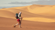 Lubics Szilvia 254 km-t futott a Namib-sivatagban