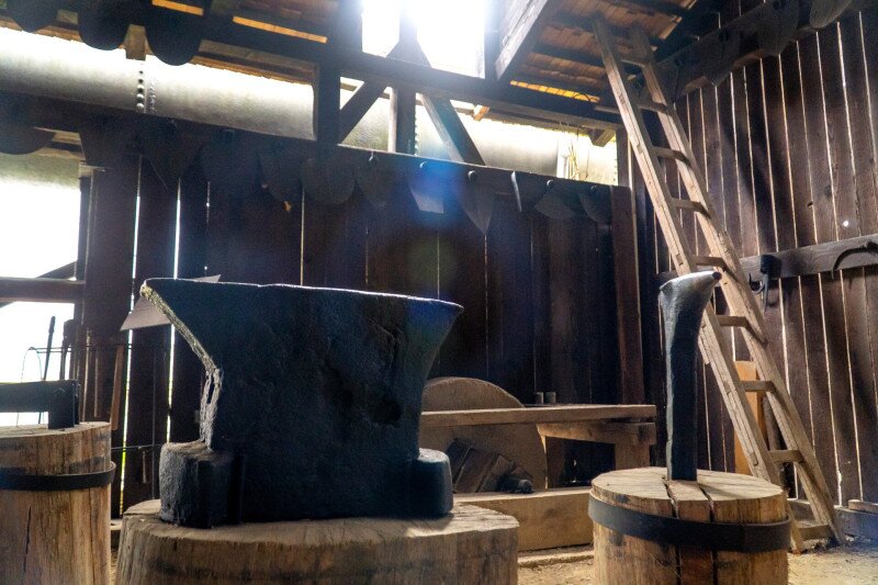 Mecenzéf Szlovák Műszaki Múzeum kovácsműhely