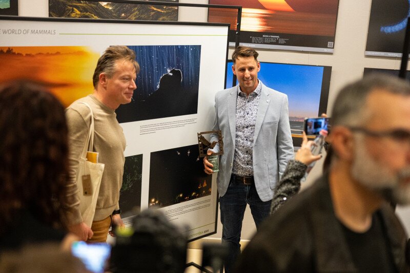 Potyó Imre és Litauszki Tibor AZ év természetfotósa kiállításon