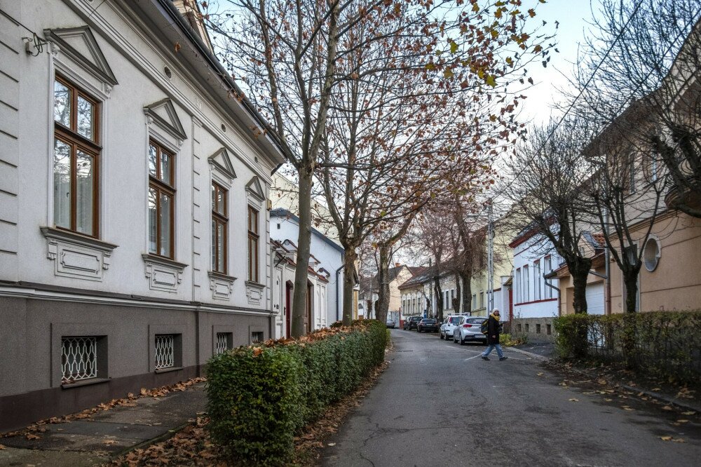 Régi cívis házak a Kölcsey utcában, Debrecenben