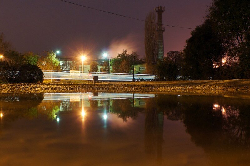 Rozália téglagyár este