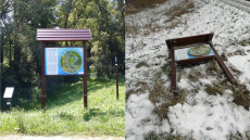 Vandálok jártak a Mura menti tanösvényen