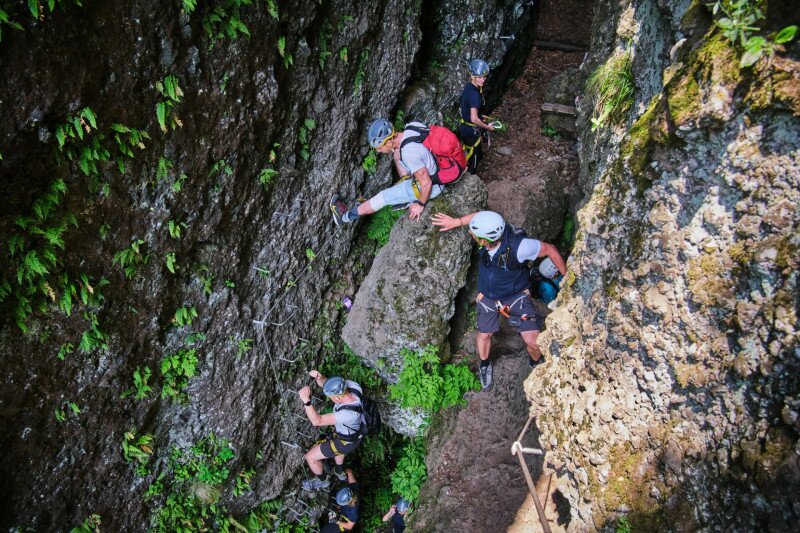 Via ferrata a Skalka-sziklán