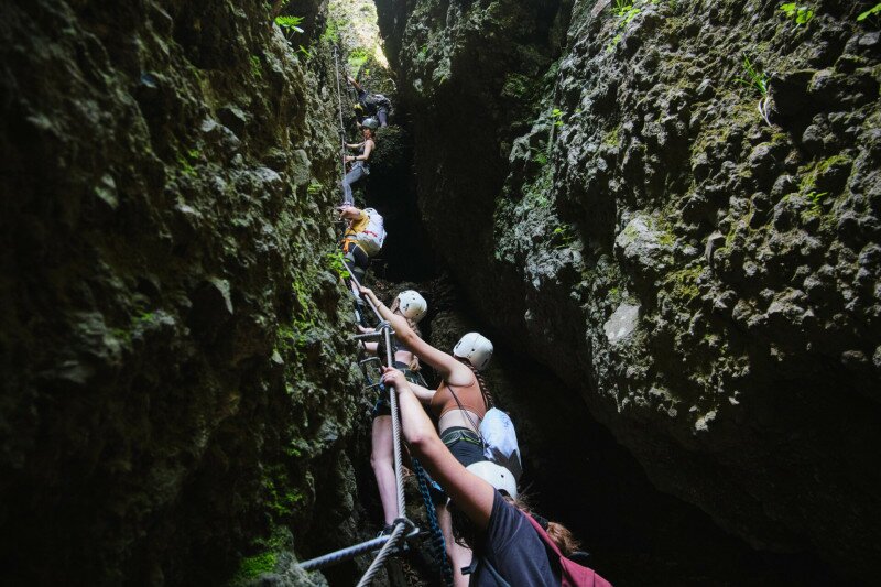 Via ferrata a Skalka-sziklán