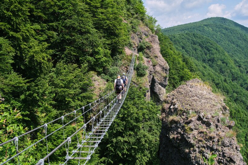 Via ferrata a Skalka-sziklán