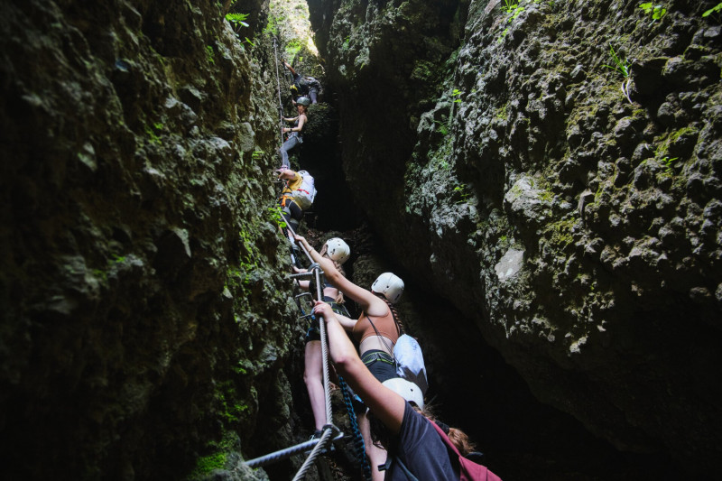 Via ferrata a Skalka-sziklán