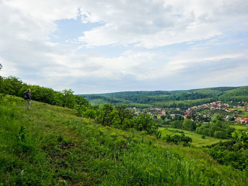 Zsigmond-kő, kilátás Várgesztesre